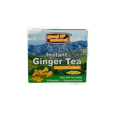 GOOD N' NATURAL GINGER TEA 10PK - SWEETENED SUGAR ADDED - Uplift Things