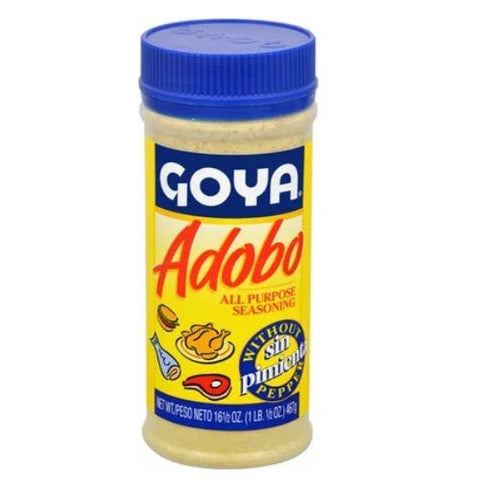 GOYA ALL PURPOSE ADOBO 16.5OZ - WITHOUT PEPPER - Uplift Things