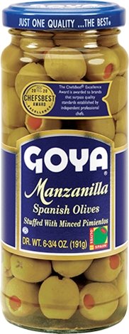 GOYA MANZANILLA OLIVES 3/4OZ - Uplift Things