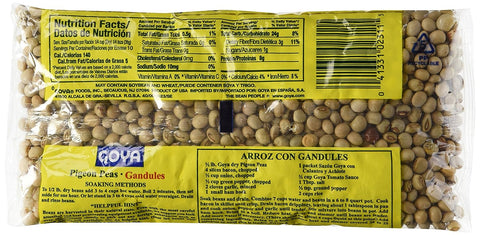 GOYA PIGEON PEAS 14OZ - Uplift Things