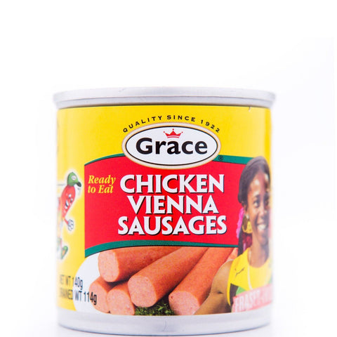 GRACE CHICKEN VIENNA SAUSAGE 140G - Uplift Things