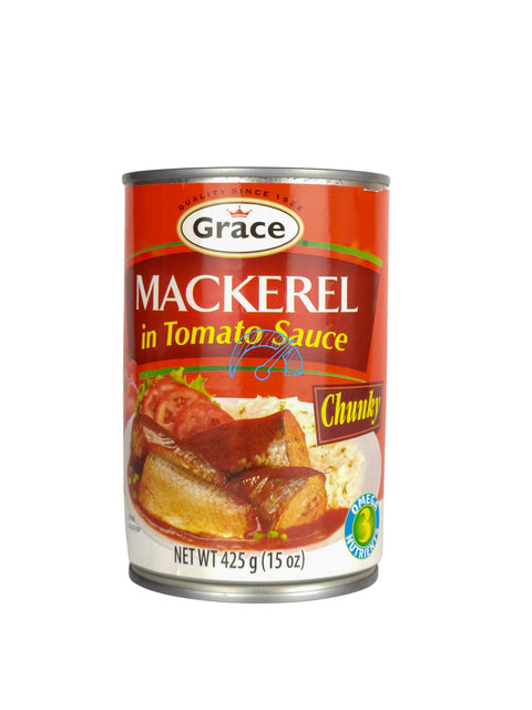 GRACE MACKEREL 15OZ - TOMATO SAUCE - Uplift Things