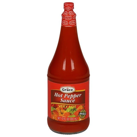 GRACE PEPPER SAUCE 12OZ - VERY HOT - Uplift Things