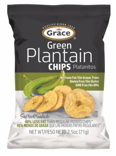 GRACE PLANTAIN CHIPS 71G - GREEN - Uplift Things