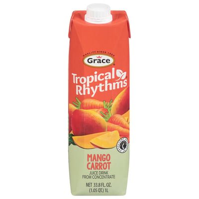 GRACE TROPICAL RHYTHMS 1L - MANGO CARROT - Uplift Things