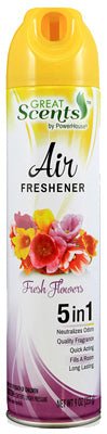 GREAT SCENTS AIR FRESHNER 9 OZ - FRESH FLOWERS - Uplift Things