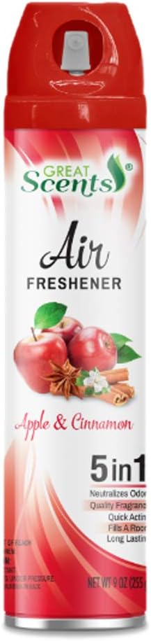 GREAT SCENTS AIR FRESHNER 9OZ - APPLE CINNAMON - Kurt Supermarket