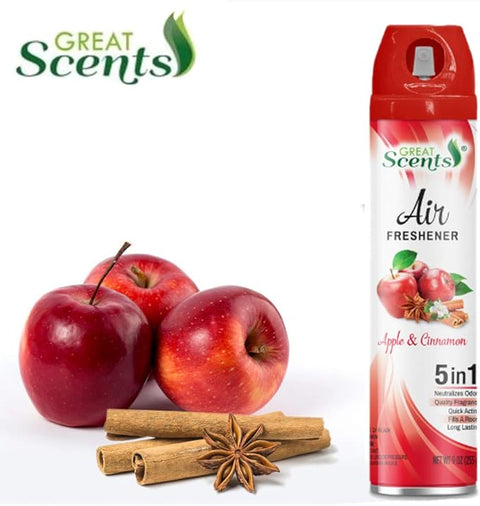 GREAT SCENTS AIR FRESHNER 9OZ - APPLE CINNAMON - Kurt Supermarket