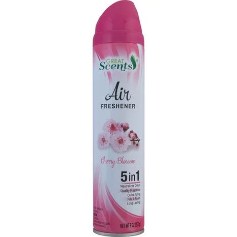 GREAT SCENTS AIR FRESHNER 9OZ - CHERRY BLOSSOM - Uplift Things