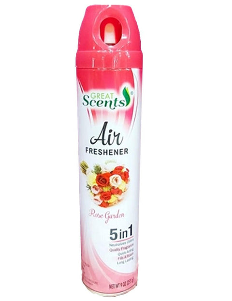 GREAT SCENTS AIR FRESHNERS 9OZ - ROSE GARDEN - Uplift Things