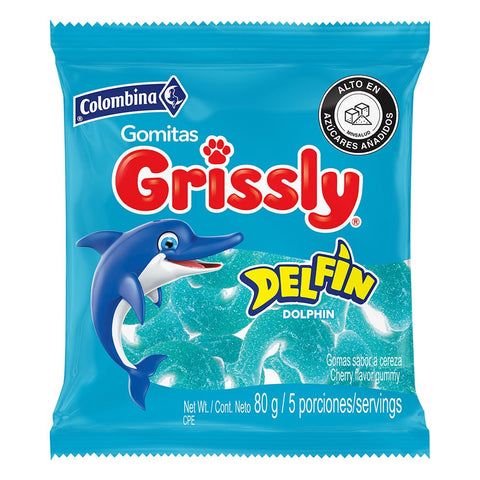 GRISSLY GUMMIES 80G - DOLPHIN - Uplift Things