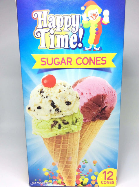 HAPPY TIME SUGAR CONES CUP 12PCS - Uplift Things