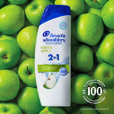 HEAD & SHOULDERS 2 IN 1 12.5OZ - GREEN APPLE - Uplift Things