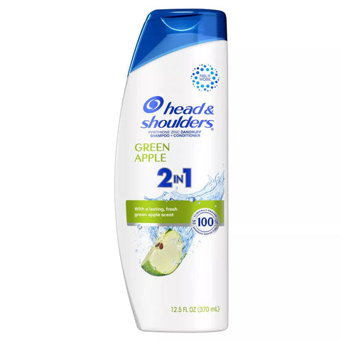 HEAD & SHOULDERS 2 IN 1 12.5OZ - GREEN APPLE - Uplift Things