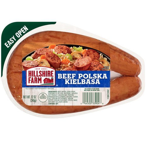 HILLSHIRE FARM 12OZ BEEF POLSKA KIELBASA - Uplift Things