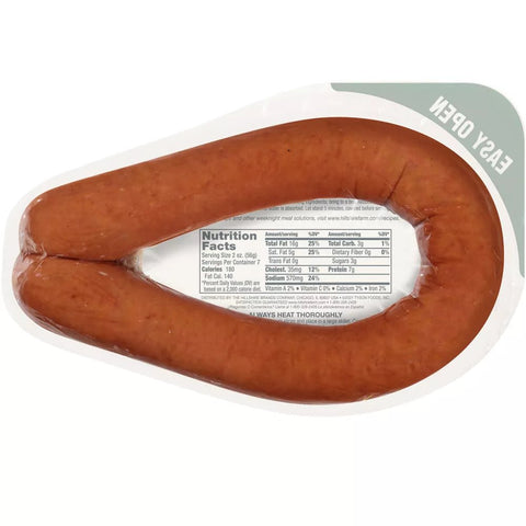 HILLSHIRE ROPE SAUSAGE 14OZ - HOT SMOKED SAUSAGE- PORK, TURKEY & BEEF - Uplift Things