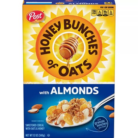 HONEY BUNCHES OF OATS 12 OZ - ALMONDS - Uplift Things