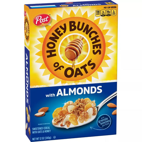 HONEY BUNCHES OF OATS 12 OZ - ALMONDS - Uplift Things