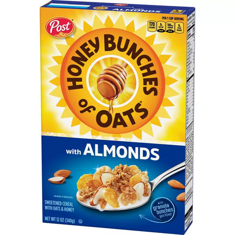 HONEY BUNCHES OF OATS 12 OZ - ALMONDS - Uplift Things