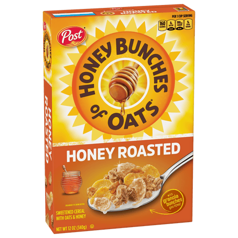 HONEY BUNCHES OF OATS 12OZ - HONEY ROASTED - Uplift Things