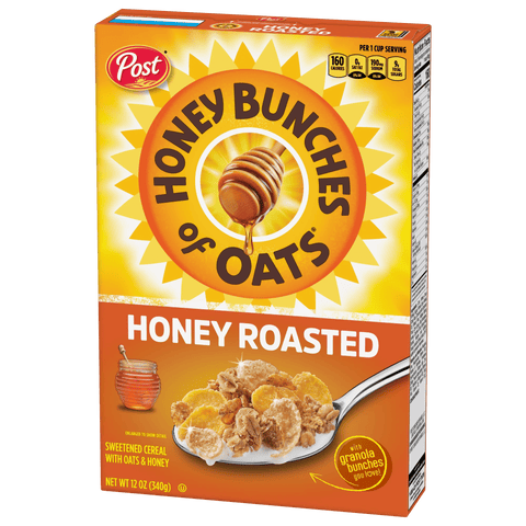 HONEY BUNCHES OF OATS 12OZ - HONEY ROASTED - Uplift Things