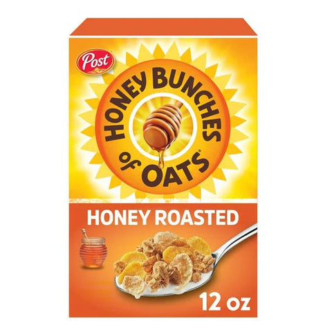 HONEY BUNCHES OF OATS 12OZ - HONEY ROASTED - Uplift Things