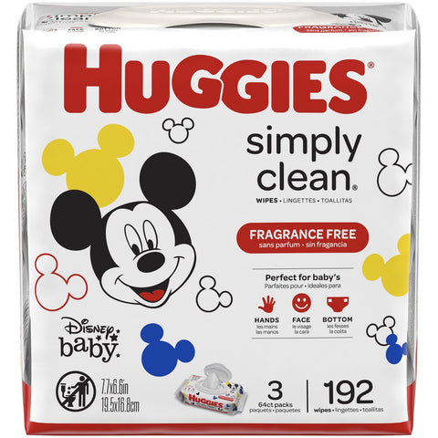 HUGGIES BABY WIPES 192PCS - Uplift Things