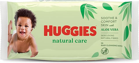 HUGGIES BABY WIPES 56PCS - NATURAL CARE - Uplift Things