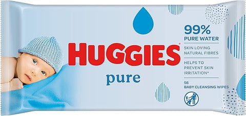 HUGGIES BABY WIPES 56PCS - PURE - Uplift Things