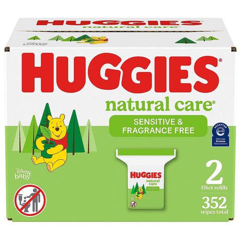 HUGGIES BOX WIPES 352 PCS - NATURAL CARE - Uplift Things