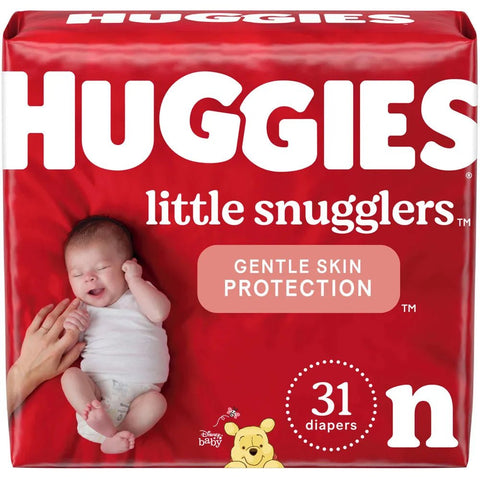 HUGGIES DIAPERS 31 PCS - NEWBORN - Uplift Things