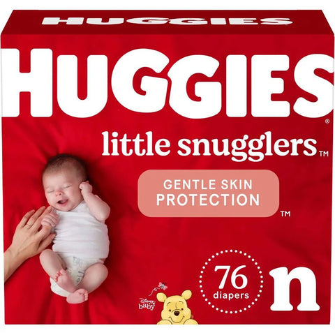 HUGGIES DIAPERS 76PCS - NEWBORN - Uplift Things