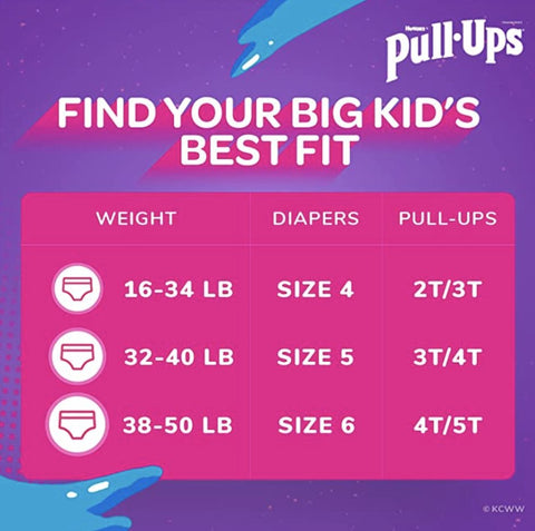 HUGGIES DIAPERS PULL UPS 4T- 5T 74PCS - Uplift Things