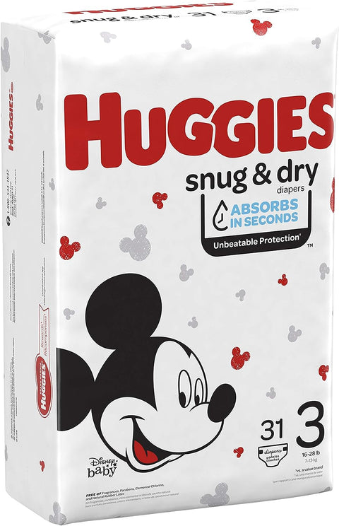 HUGGIES DIAPERS STG 3 31PCS - SNUG & DRY - Uplift Things