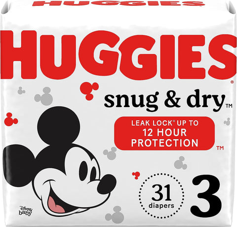 HUGGIES DIAPERS STG 3 31PCS - SNUG & DRY - Uplift Things