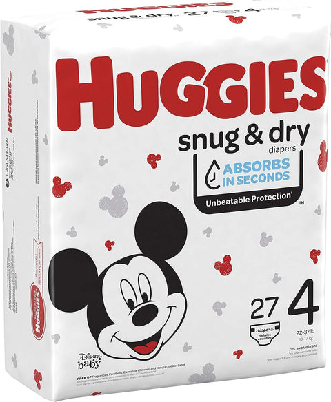 HUGGIES DIAPERS STG 4 27PCS - SNUG & DRY - Uplift Things