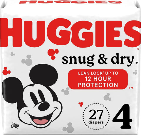 HUGGIES DIAPERS STG 4 27PCS - SNUG & DRY - Uplift Things