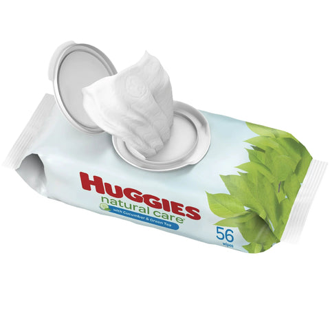 HUGGIES NATURAL CARE 56 WIPES - Uplift Things