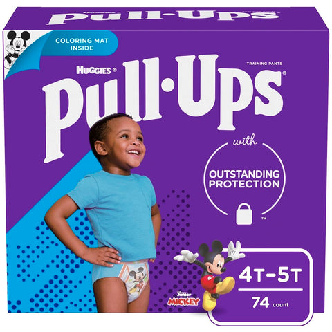 HUGGIES PULL UPS TRAINING PANTS 74 PCS - 4T- 5T - Uplift Things