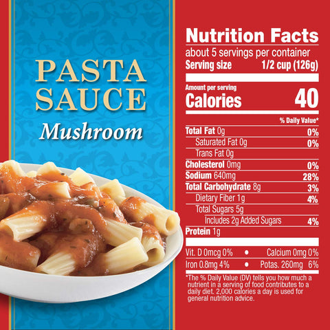 HUNTS PASTA SAUCE 24 OZ - MUSHROOM - Uplift Things