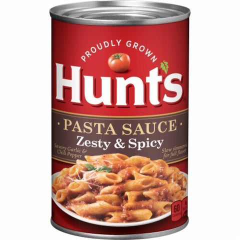 HUNT'S PASTA SAUCE 24 OZ - ZESTY & SPICY - Uplift Things