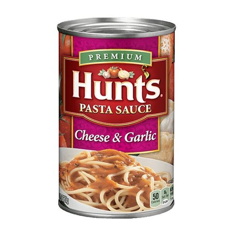 HUNT'S PASTA SAUCE 24OZ - CHEESE & GARLIC - Uplift Things