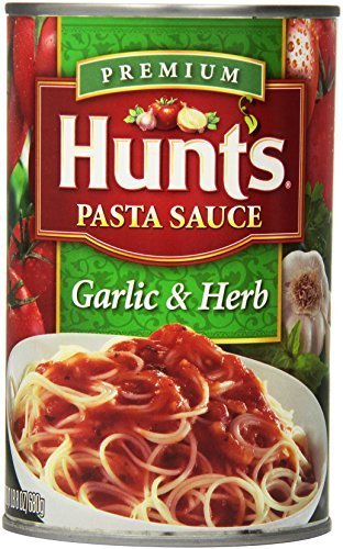 HUNTS PASTA SAUCE 24OZ - GARLIC & HERB - Uplift Things