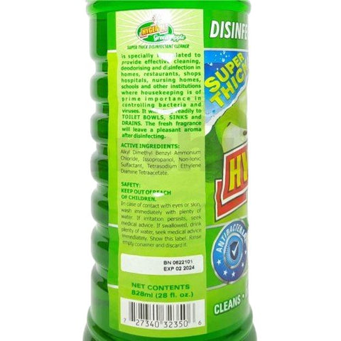 HYGENOL DISENFECTA CLEANER 28OZ - GREEN APPLE - Uplift Things