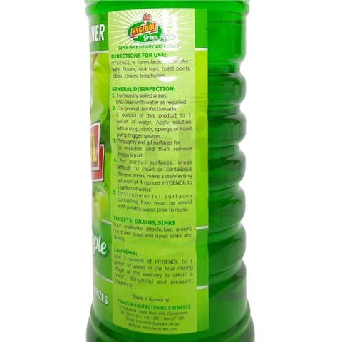 HYGENOL DISENFECTA CLEANER 28OZ - GREEN APPLE - Uplift Things