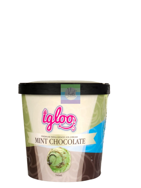 IGLOO INCLUSION ICECREAM 946ML - MINT COOKIES - Kurt Supermarket