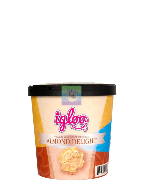 IGLOO INCLUSION ICECREAM 964ML - ALMOND DELIGHT - Kurt Supermarket