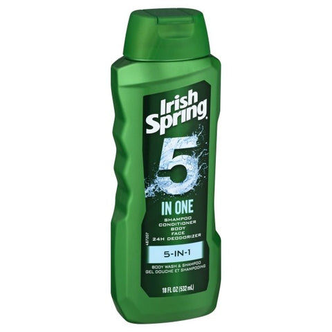 IRISH SPRING BODY/WASH 18OZ - 5 IN 1 - Uplift Things