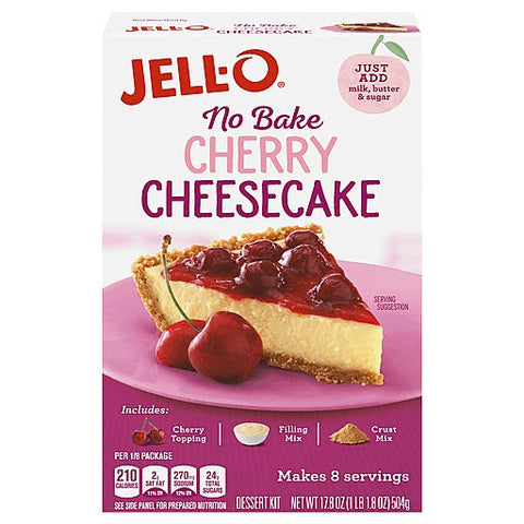 JELL-O CHERRY CHEESECAKE 17.8OZ - Uplift Things