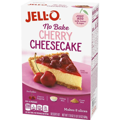 JELL-O CHERRY CHEESECAKE 17.8OZ - Uplift Things